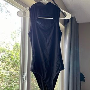 black bodysuit